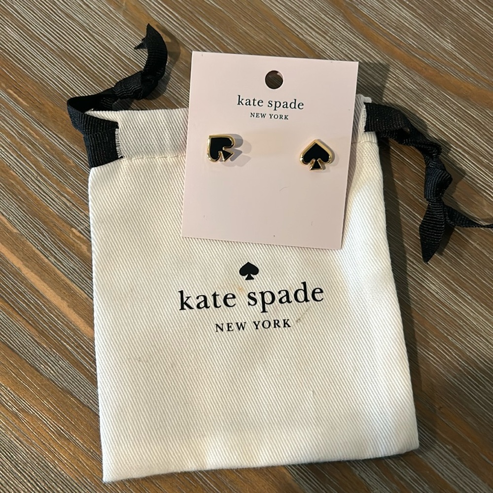Kate Spade earrings with dust bag